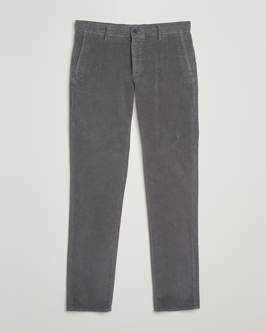 Herre | Bukser | Incotex | Slim Fit Leisure Cord Slacks Grey