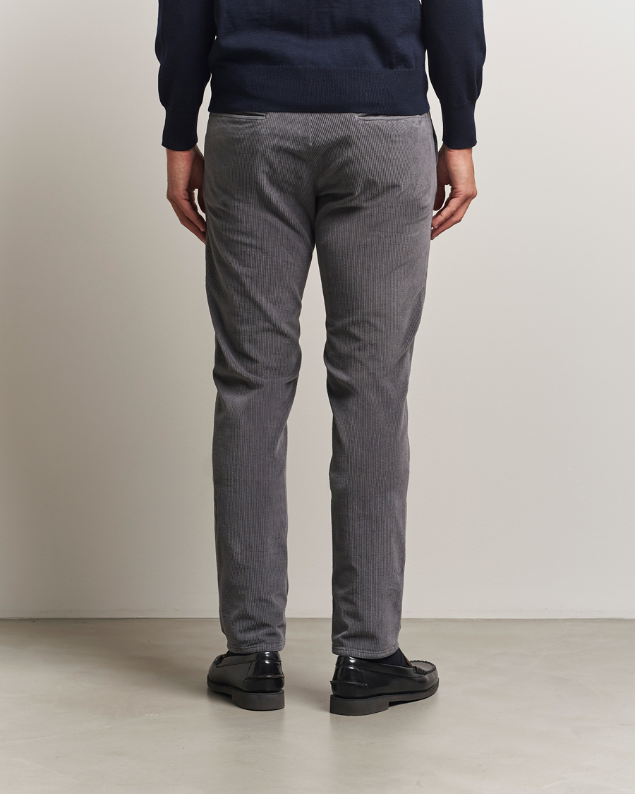 Herre | Bukser | Incotex | Slim Fit Leisure Cord Slacks Grey