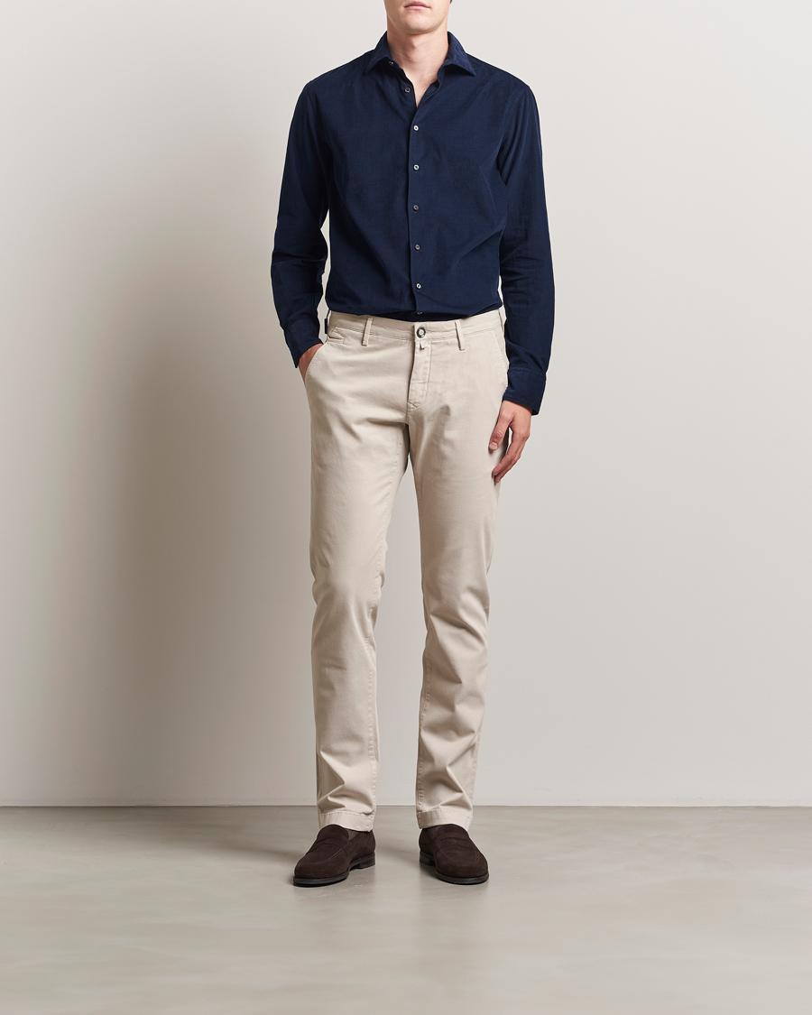 Herre | Bukser | Jacob Cohën | Bobby Cotton Chinos Beige