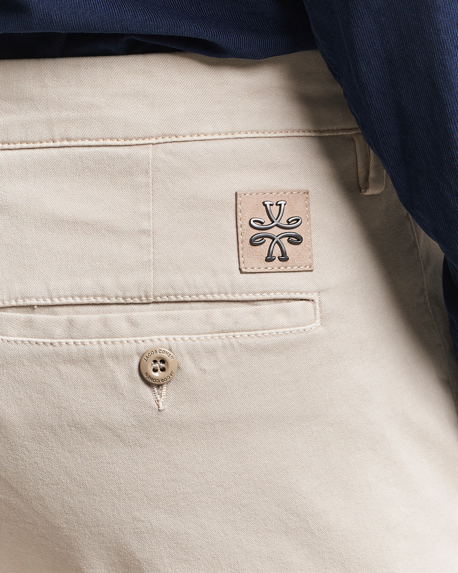 Herre | Bukser | Jacob Cohën | Bobby Cotton Chinos Beige