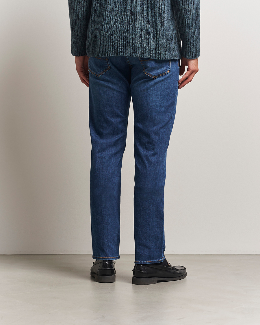 Herre | Jeans | Jacob Cohën | Bard Slim Fit Stretch Jeans Mid Blue