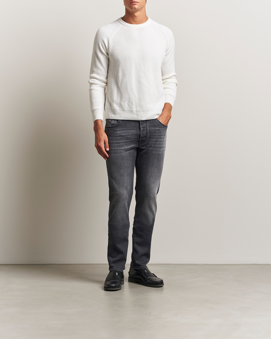 Herre | Jeans | Jacob Cohën | Bard Slim Fit Stretch Jeans Grey