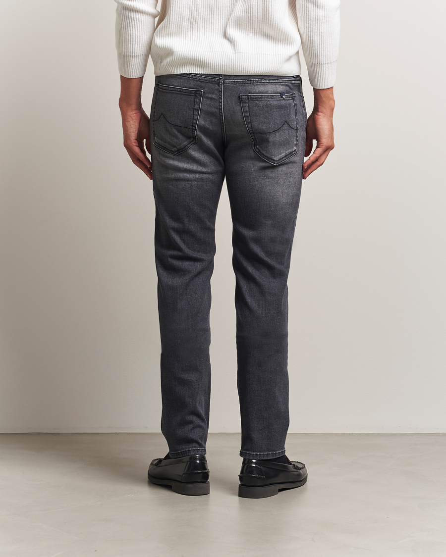 Herre | Jeans | Jacob Cohën | Bard Slim Fit Stretch Jeans Grey