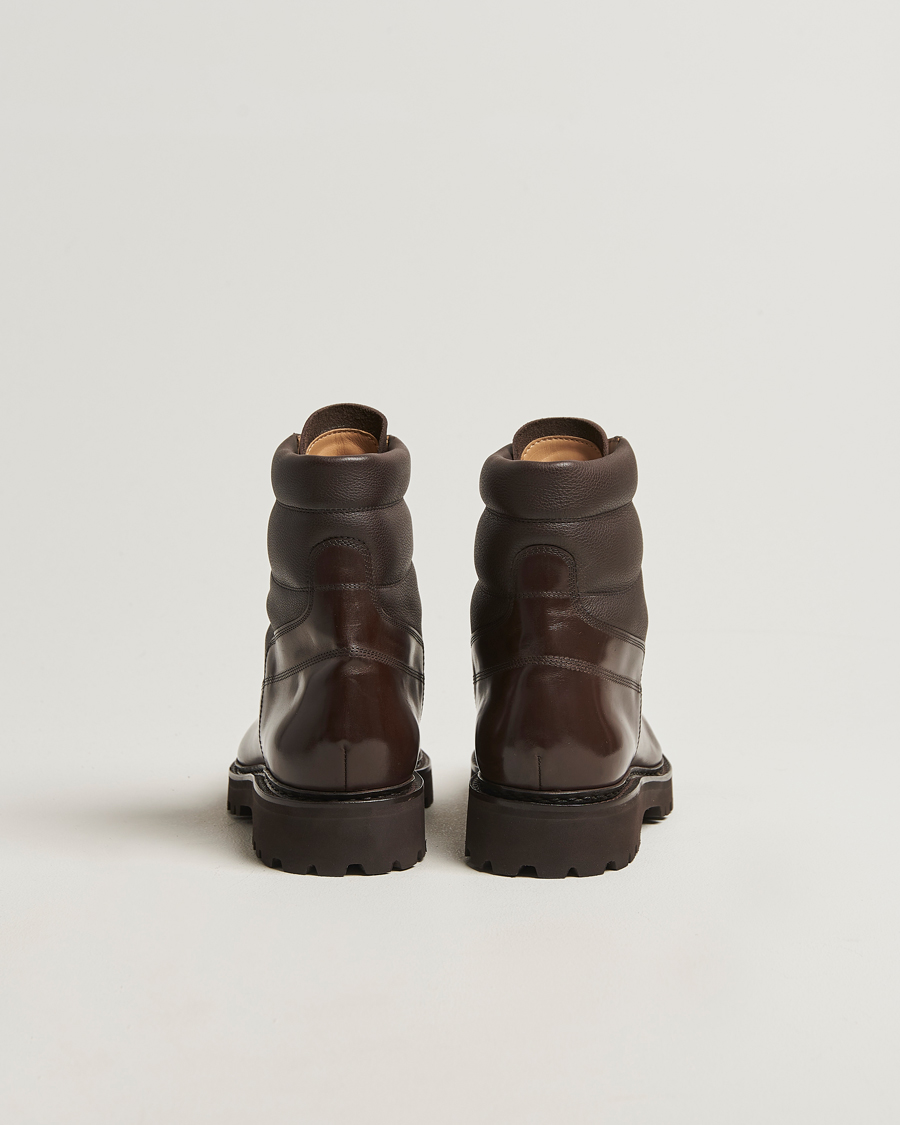 Herre | Støvler | John Lobb | Peak Lined Boots Dark Brown
