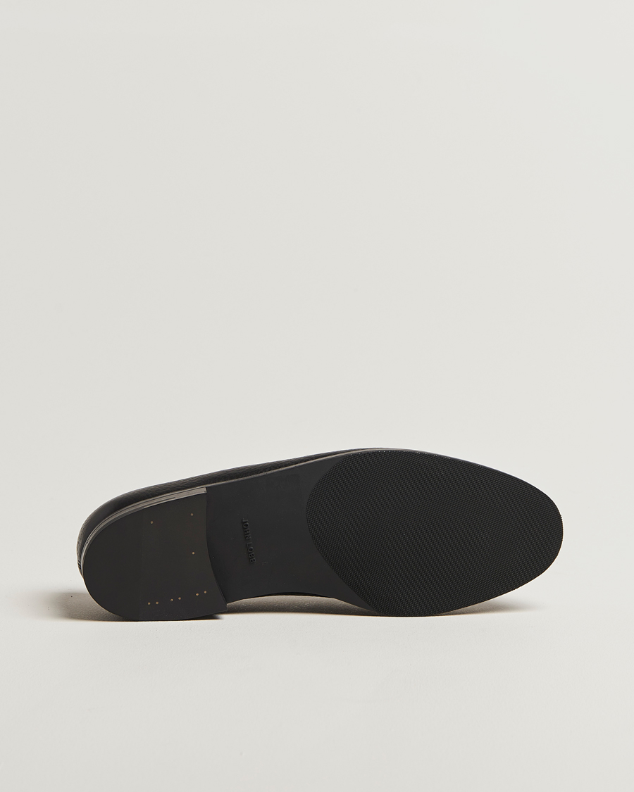 Herre | Loafers | John Lobb | Lopez Penny Loafer Black Grain