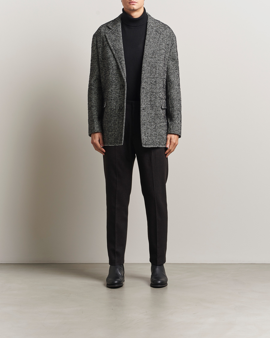 Herre | Jakker | Lanvin | Soft Wool Jacket Grey