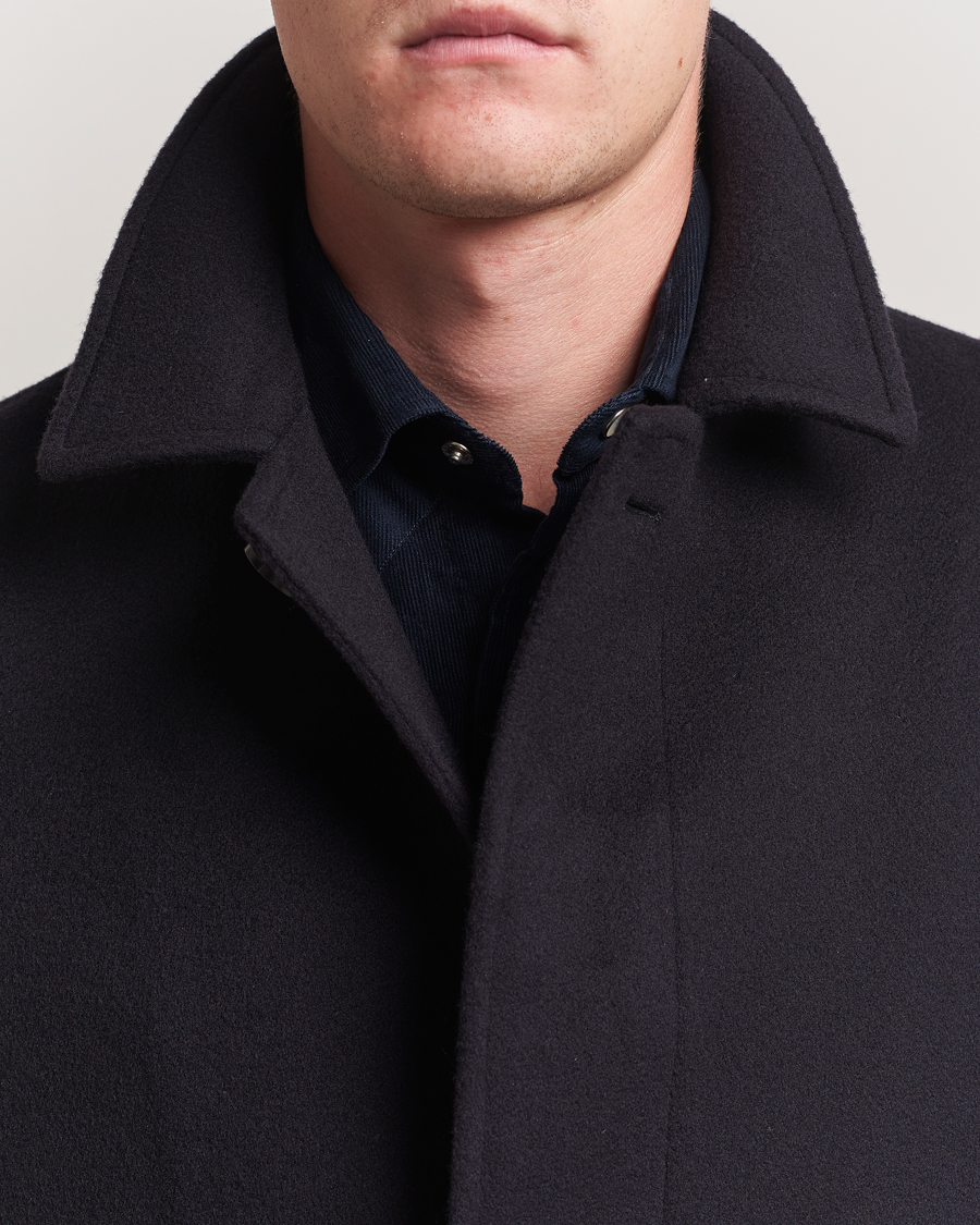 Herre | Jakker | Lardini | Wool Coat Navy