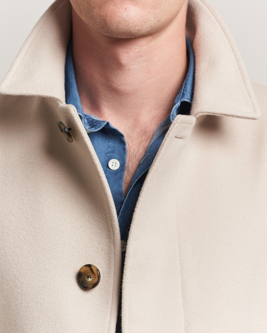 Herre | Jakker | Lardini | Wool Coat Beige