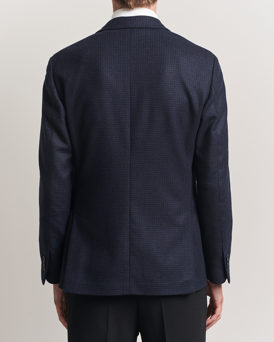 Herre | Dressjakker | Lardini | Checked Wool Blazer Navy