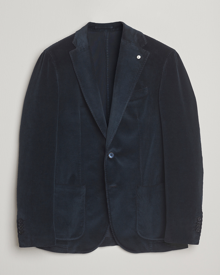 Herre | Dressjakker | L.B.M. 1911 | Jack Corduroy Blazer Navy