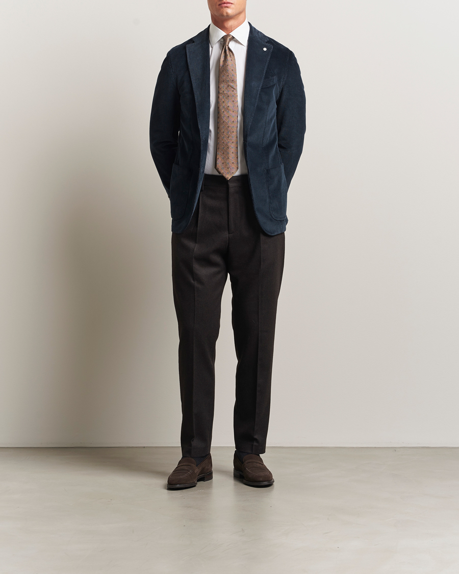 Herre | Dressjakker | L.B.M. 1911 | Jack Corduroy Blazer Navy