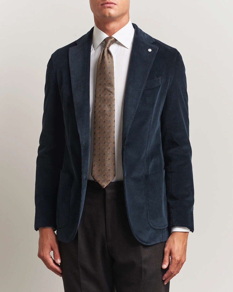 Herre | Dressjakker | L.B.M. 1911 | Jack Corduroy Blazer Navy