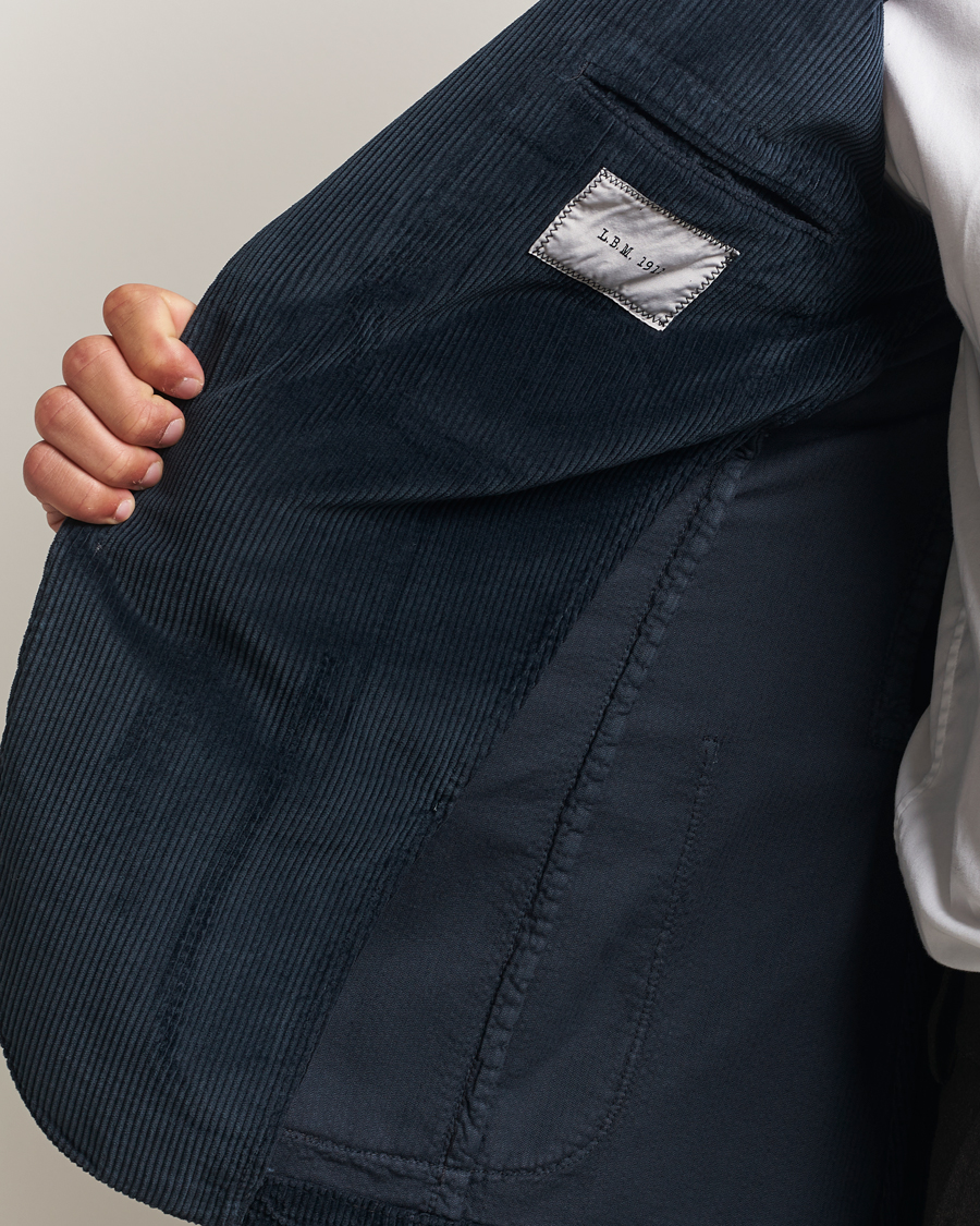 Herre | Dressjakker | L.B.M. 1911 | Jack Corduroy Blazer Navy