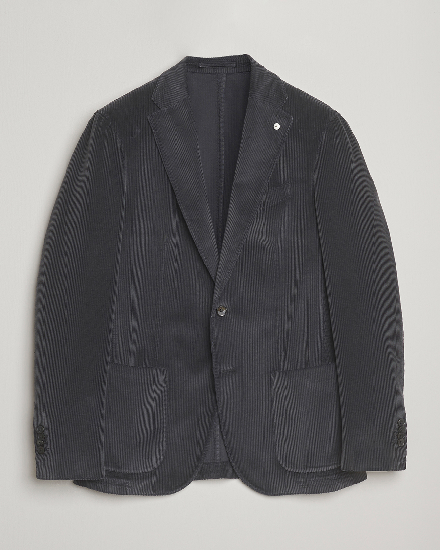 Herre | Dressjakker | L.B.M. 1911 | Jack Corduroy Blazer Dark Grey