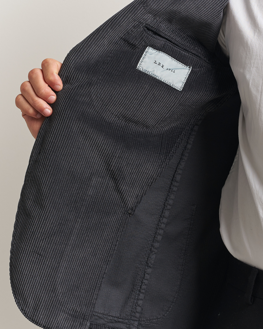 Herre | Dressjakker | L.B.M. 1911 | Jack Corduroy Blazer Dark Grey