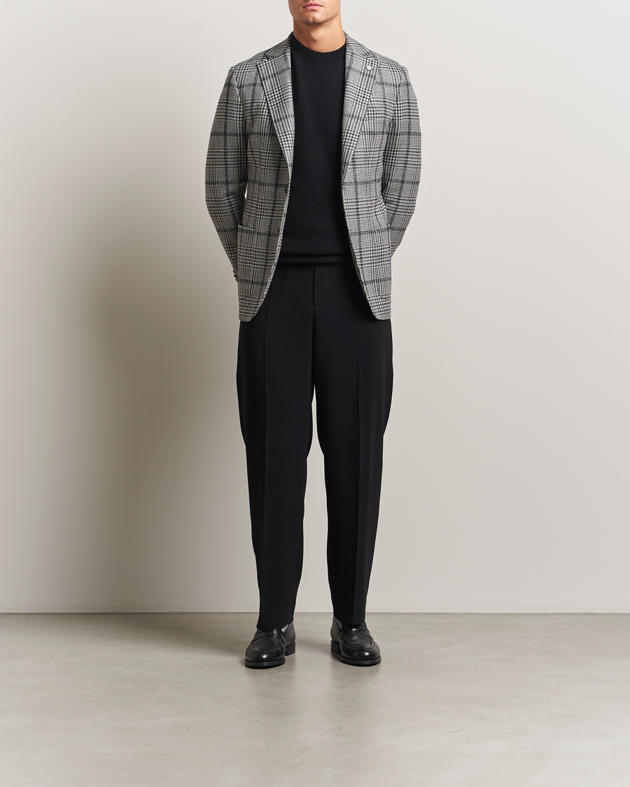 Herre | Dressjakker | L.B.M. 1911 | Jack Checked Wool Blazer Grey