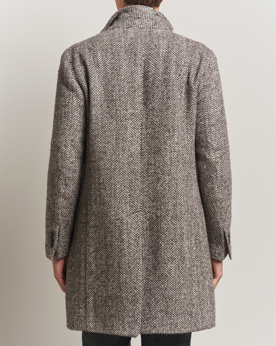 Herre | Jakker | L.B.M. 1911 | Structure Wool Coat Brown