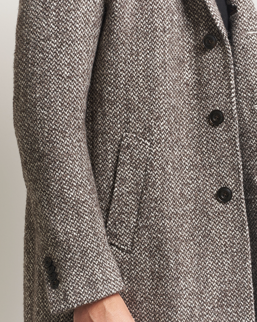 Herre | Jakker | L.B.M. 1911 | Structure Wool Coat Brown