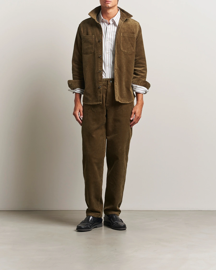 Herre | Bukser | LES DEUX | Kody Corduroy Pants Military Olive