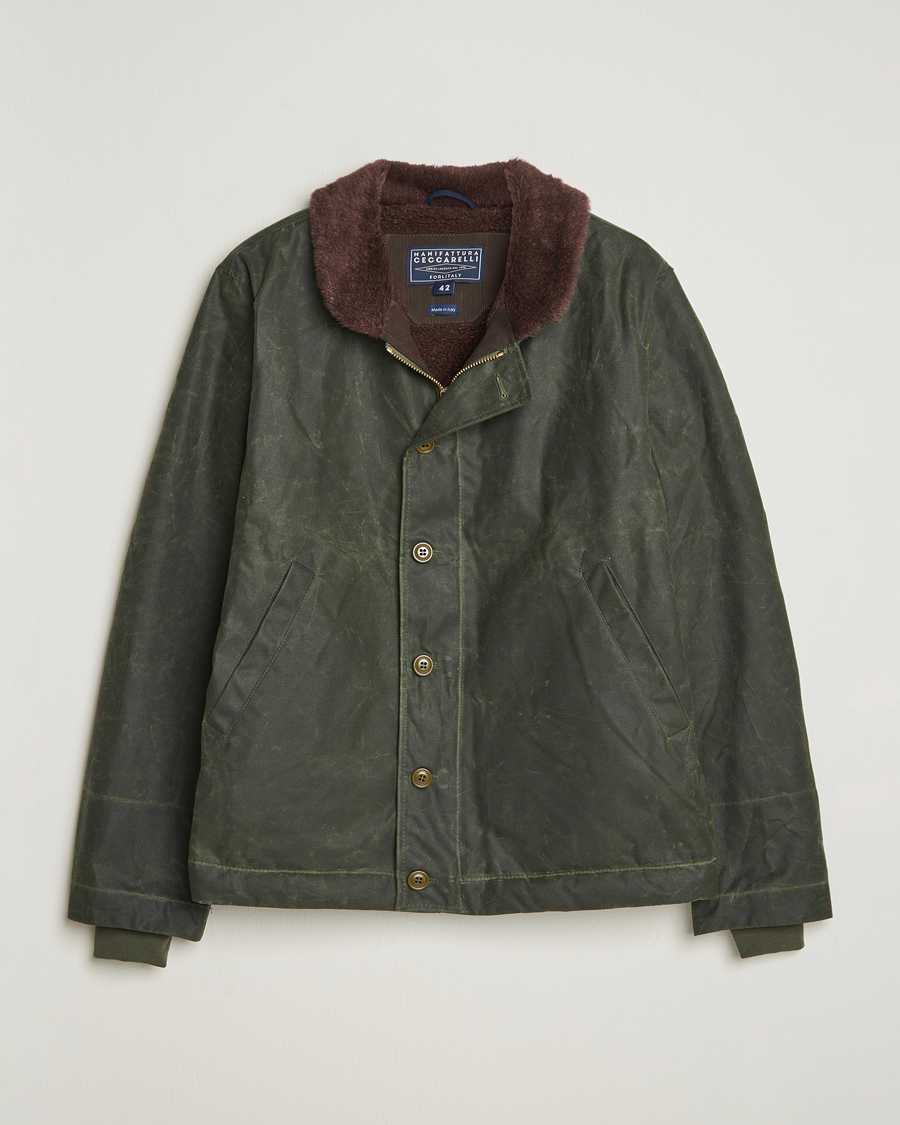 Herre | Jakker | Manifattura Ceccarelli | Deck Jacket Dark Green