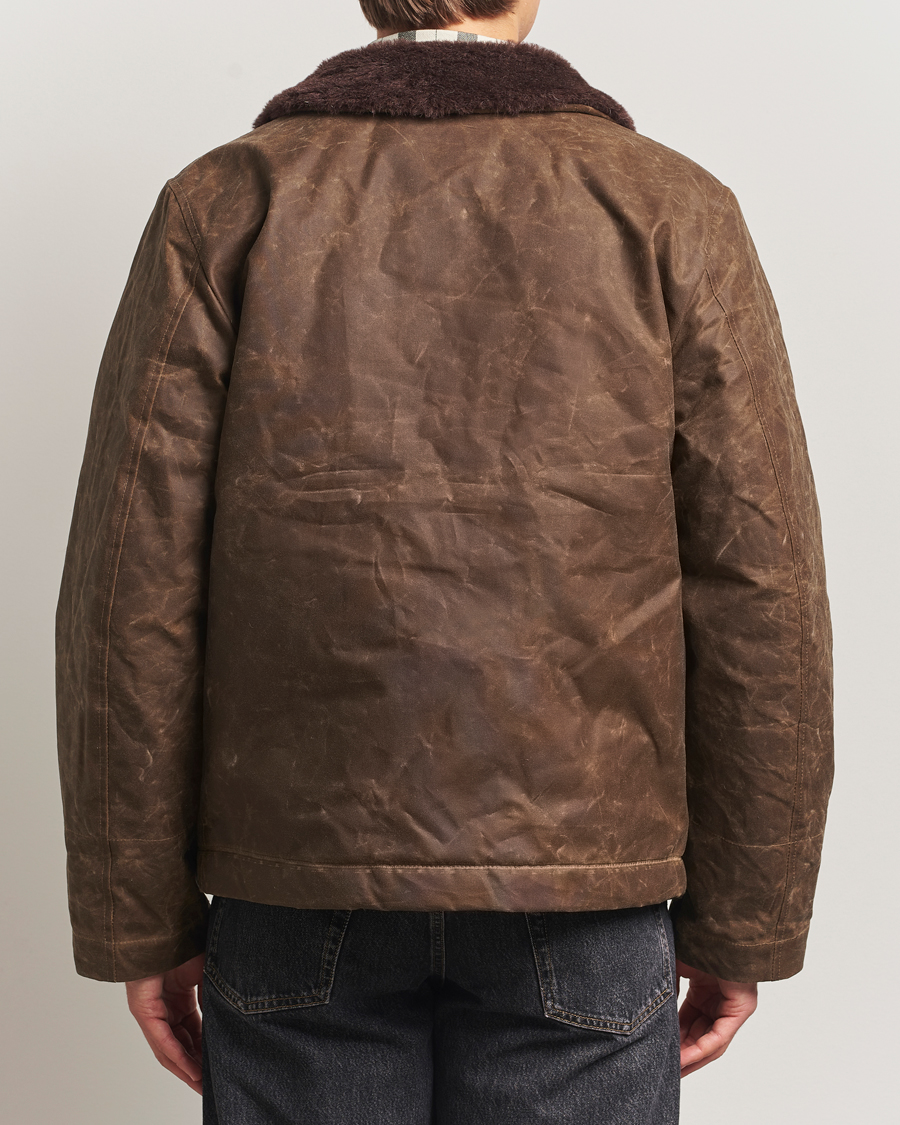 Herre | Jakker | Manifattura Ceccarelli | Deck Jacket Dark Tan