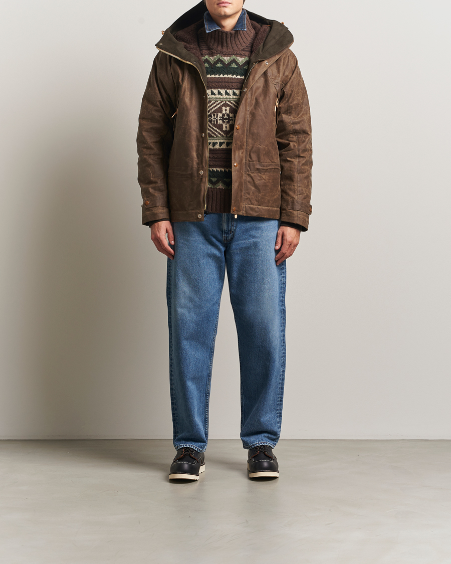 Herre | Jakker | Manifattura Ceccarelli | Mountain Jacket Dark Tan