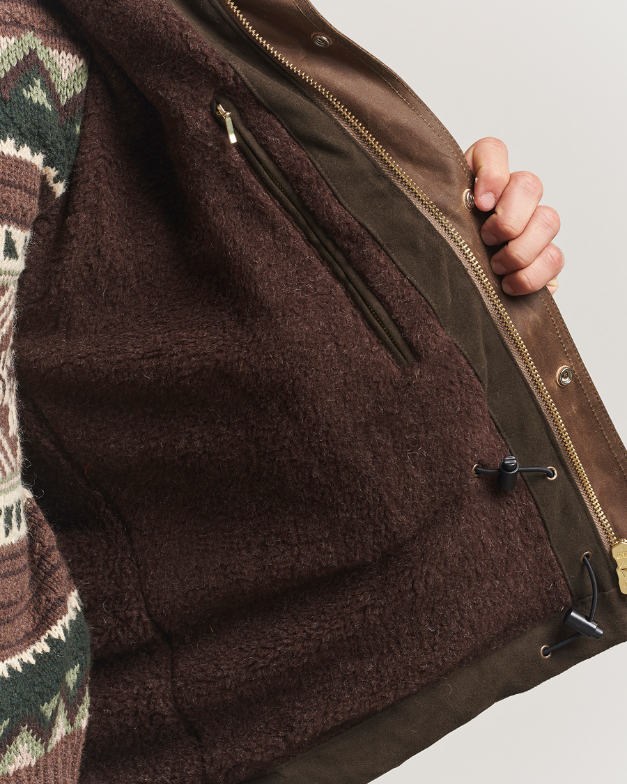 Herre | Jakker | Manifattura Ceccarelli | Mountain Jacket Dark Tan