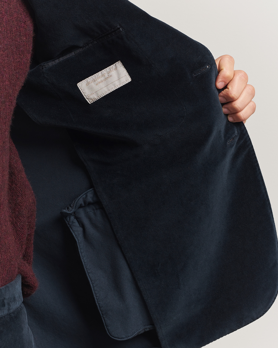 Herre | Dressjakker | Massimo Alba | Catch Velvet Blazer Navy