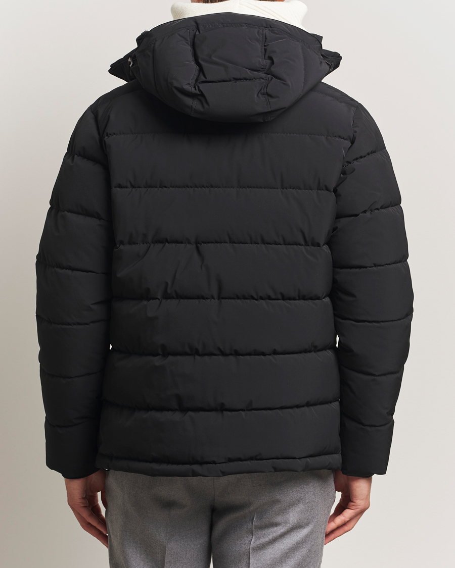 Herre | Jakker | Oscar Jacobson | Hooded Puffer Jacket Black