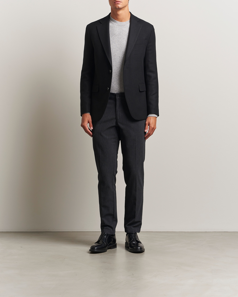 Herre | Dressjakker | Oscar Jacobson | Fogerty Wool Blazer Black