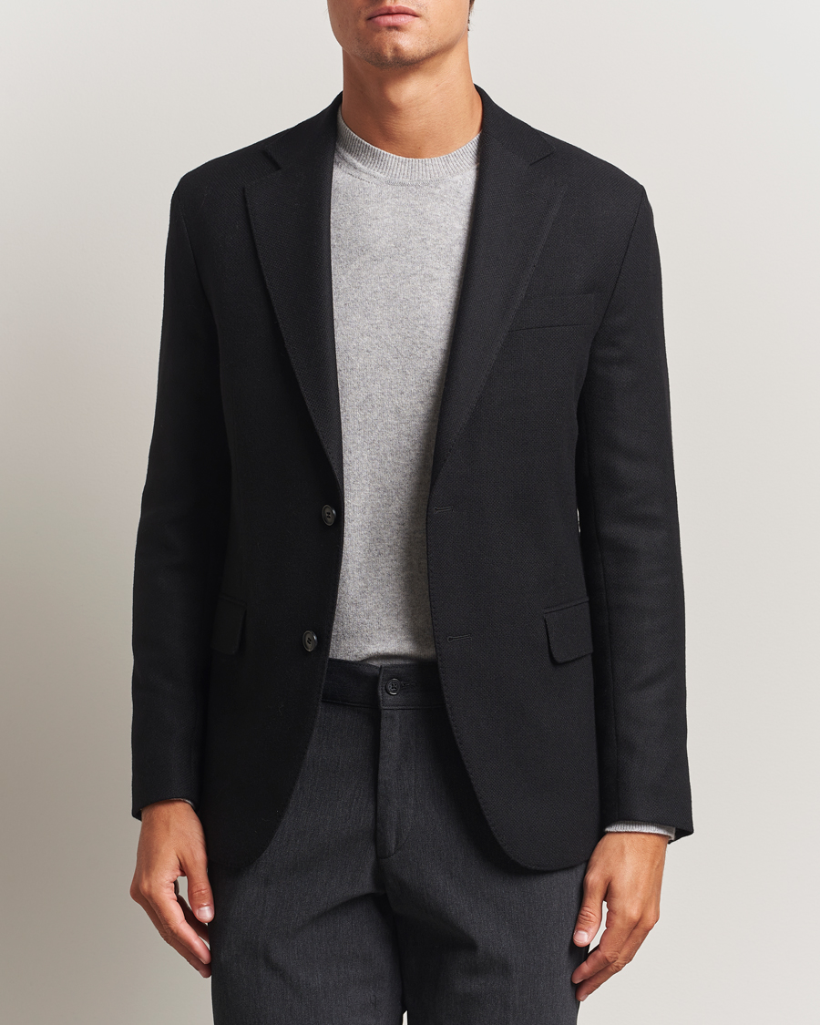 Herre | Dressjakker | Oscar Jacobson | Fogerty Wool Blazer Black