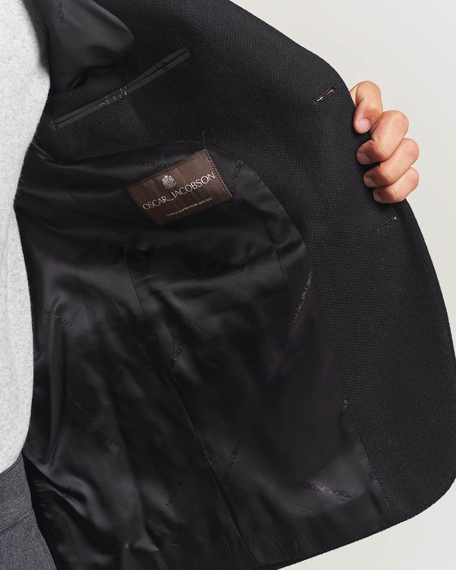 Herre | Dressjakker | Oscar Jacobson | Fogerty Wool Blazer Black