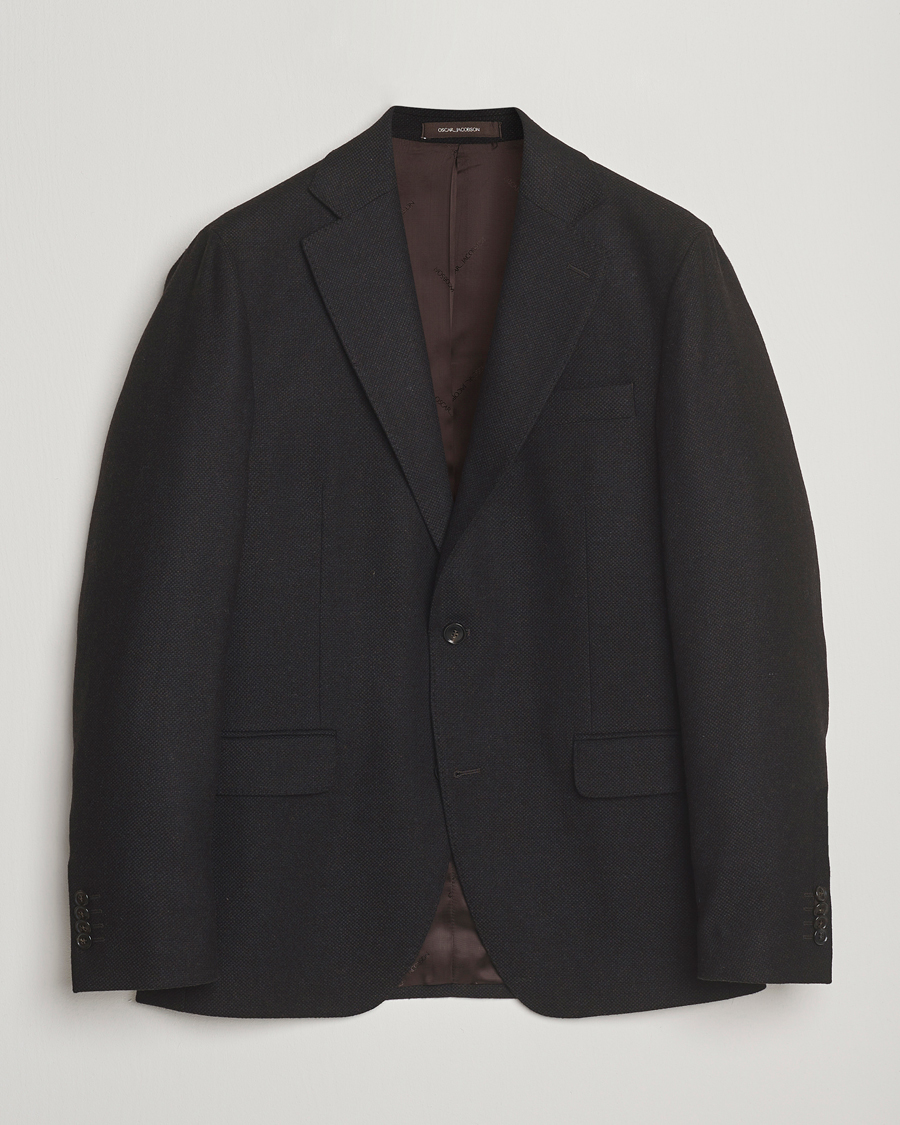 Herre | Dressjakker | Oscar Jacobson | Fogerty Wool Blazer Brown