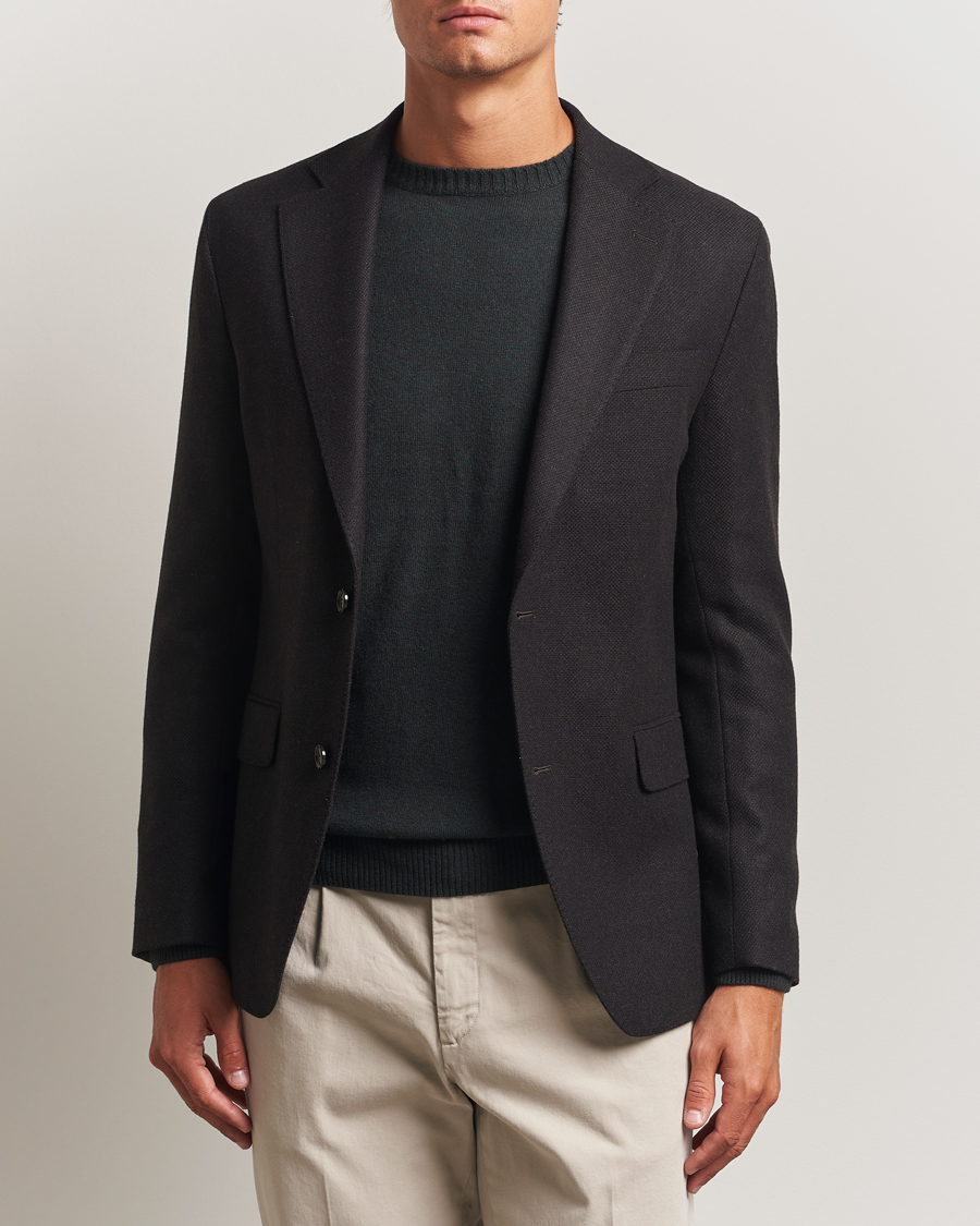 Herre | Dressjakker | Oscar Jacobson | Fogerty Wool Blazer Brown