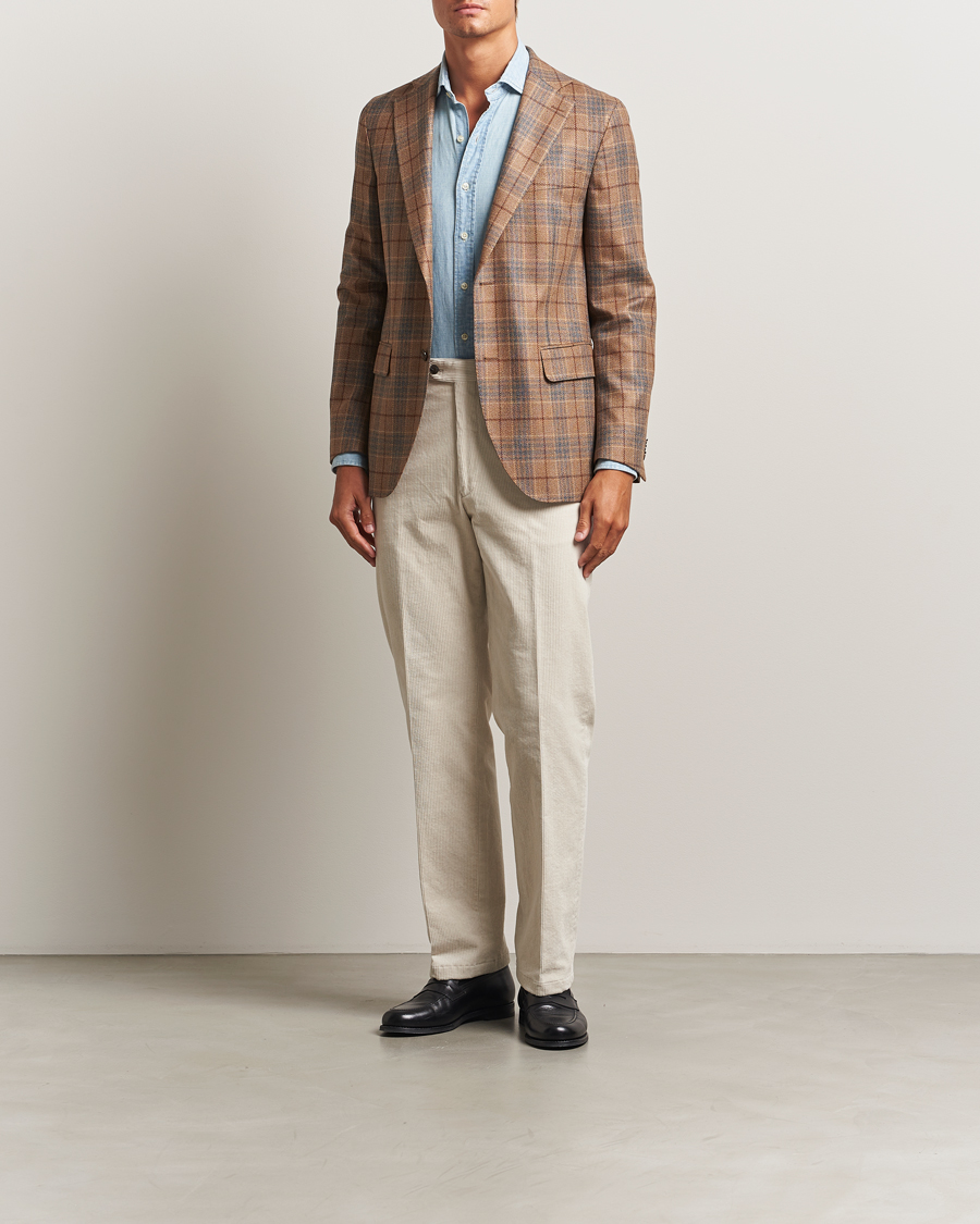 Herre | Bukser | Oscar Jacobson | Del S Straight Pants White