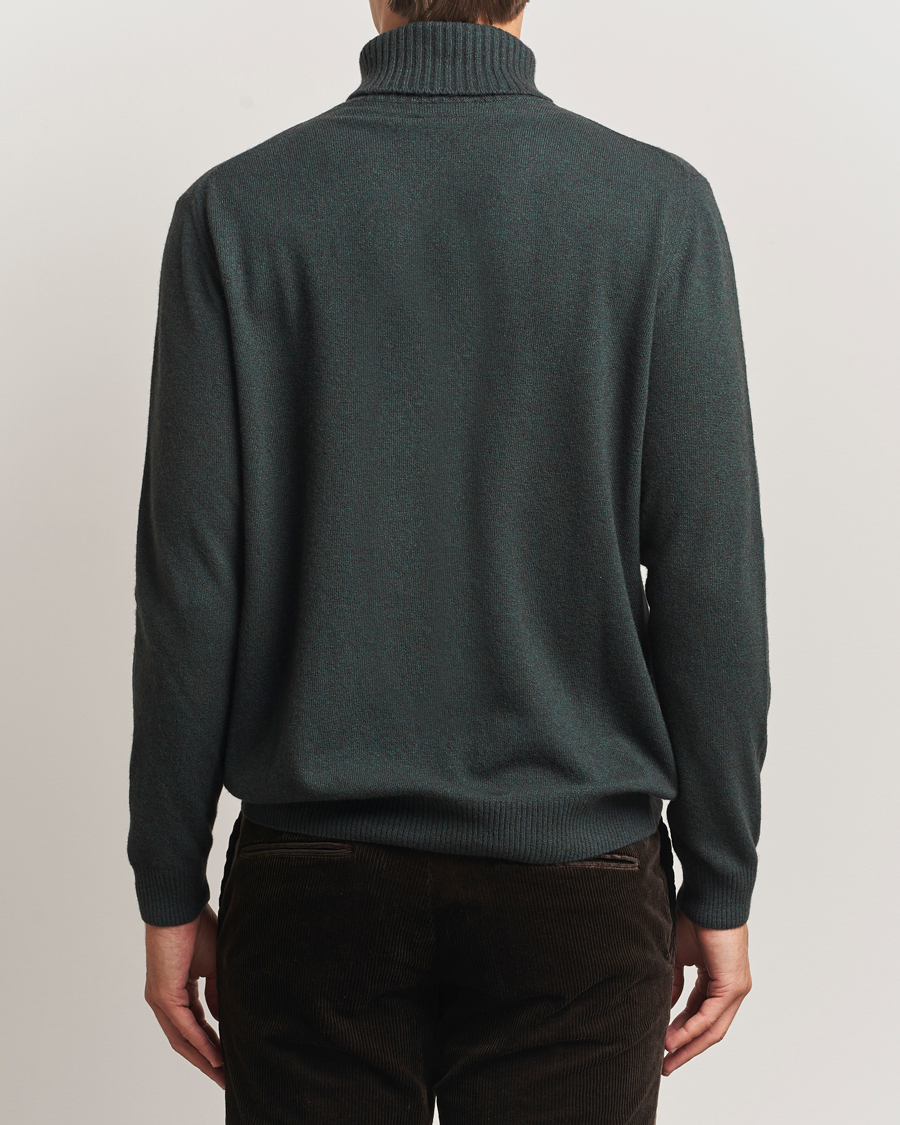 Herre | Gensere | Oscar Jacobson | Salim Wool/Cashmere Rollneck Green