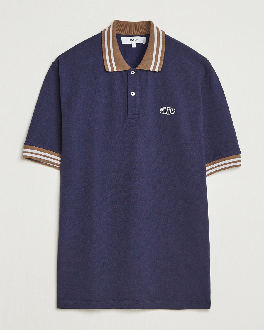 Herre | Pikéer | Palmes | Oval Pique Polo Dark Blue
