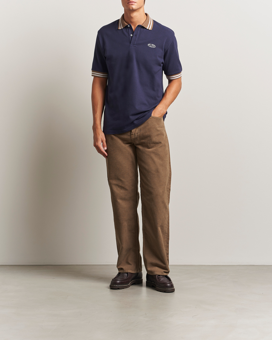 Herre | Pikéer | Palmes | Oval Pique Polo Dark Blue