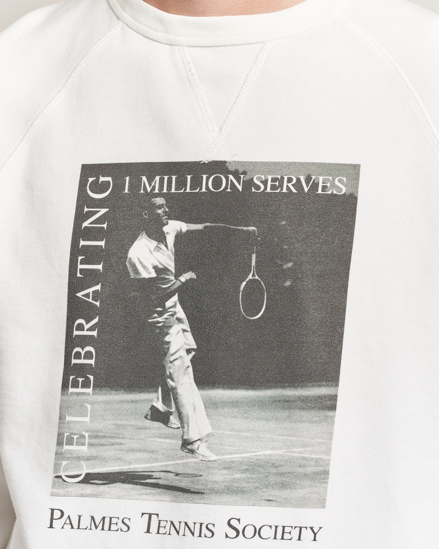 Herre | Gensere | Palmes | Raglan Sweatshirt White