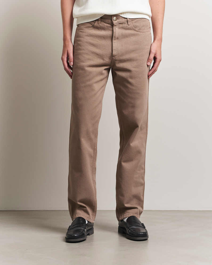 Herre | Bukser | Palmes | Coarse 5-Pocket Trousers Fossil