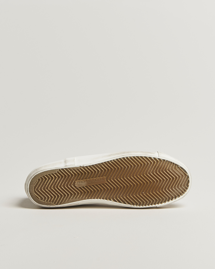 Herre | Sneakers | Philippe Model | Prsx Low Top Leather Sneakers White/Black