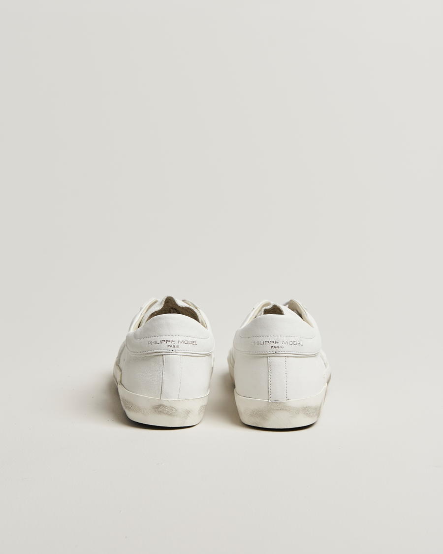 Herre | Sneakers | Philippe Model | Prsx Low Top Leather Sneakers White