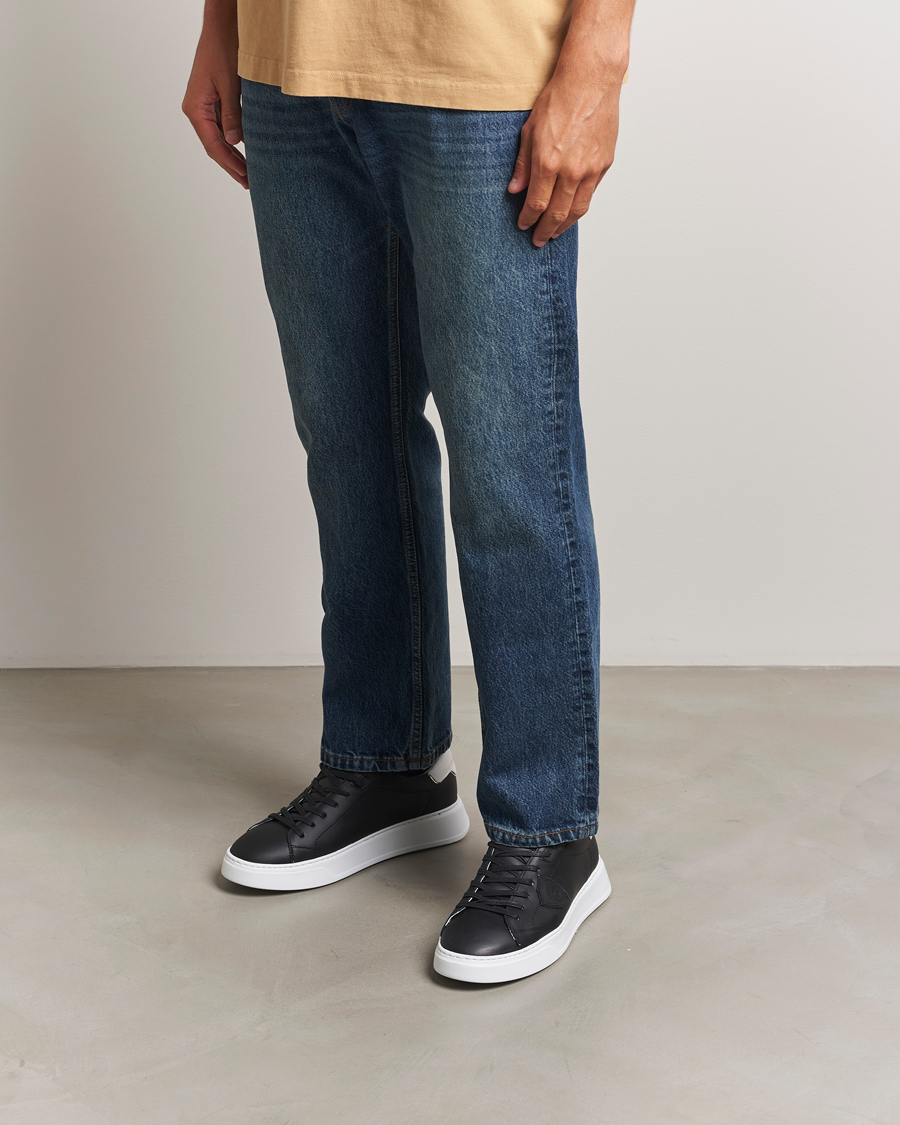 Herre | Sneakers | Philippe Model | Temple Low Top Leather Sneakers Black