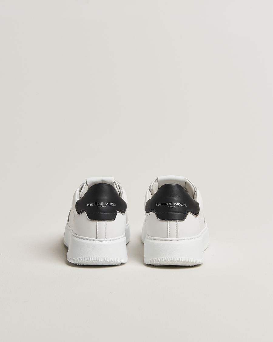 Herre | Sneakers | Philippe Model | Temple Low Top Leather Sneakers White/Black