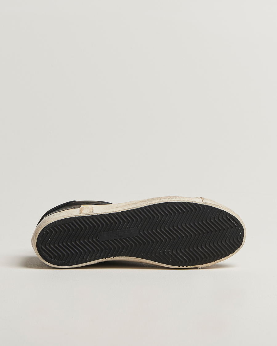 Herre | Sneakers | Philippe Model | Prsx Low Top Vintage Leather Sneakers Black