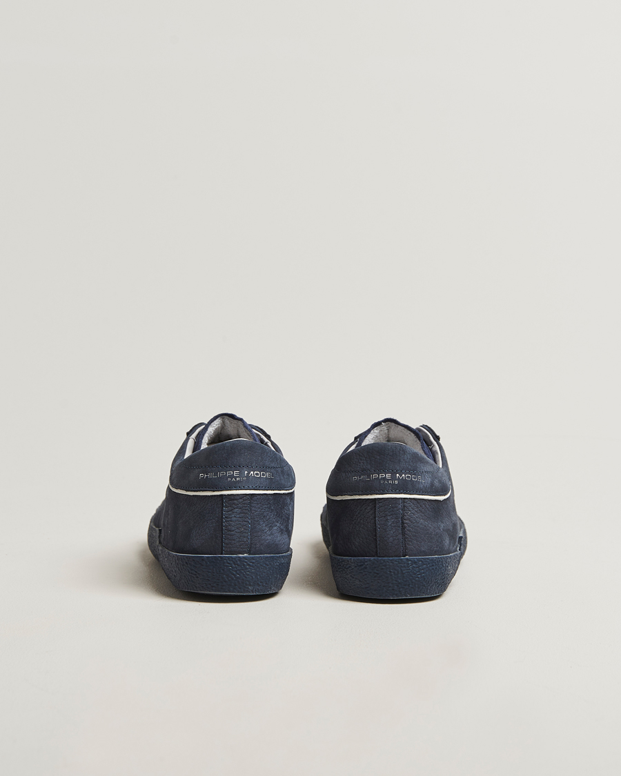 Herre | Sneakers | Philippe Model | Prsx Low Top Vintage Leather Sneakers Navy