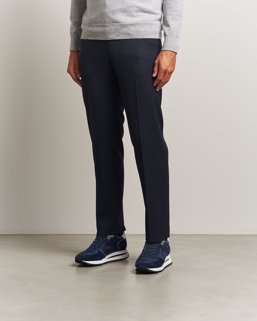 Herre | Sneakers | Philippe Model | Tropez Haute Running Sneakers Navy