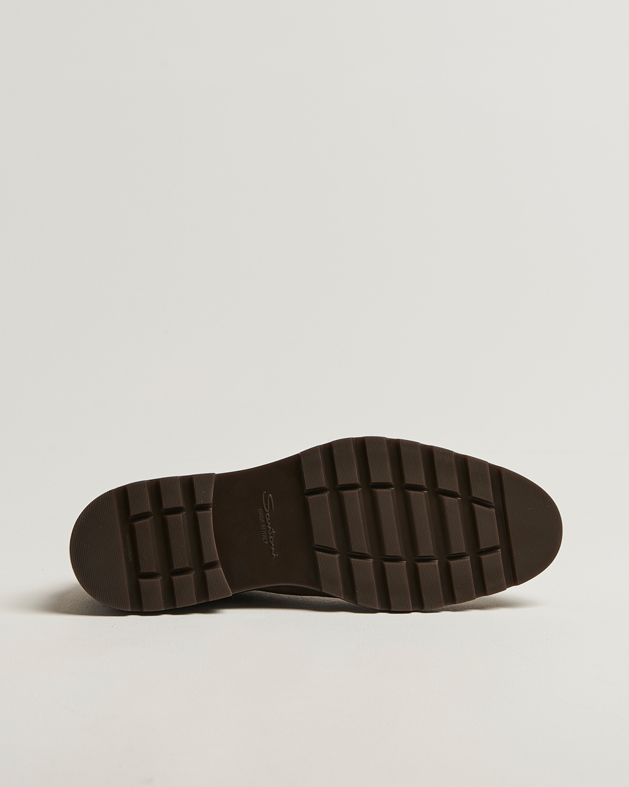Herre | Støvler | Santoni | Winter Chukka Boots Dark Brown Suede