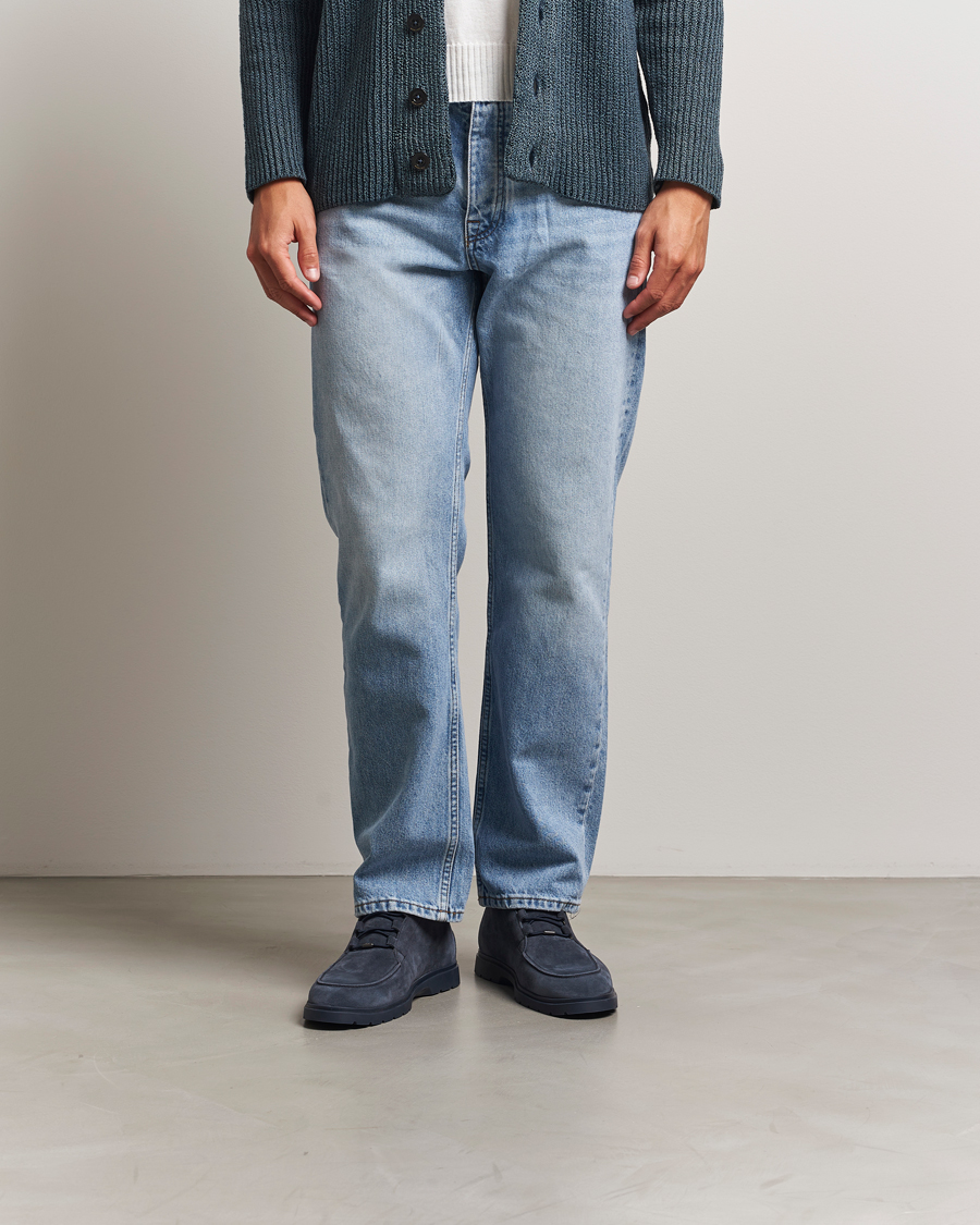 Herre | Støvler | Tod's | Polacco Moc Desert Boots Navy Suede