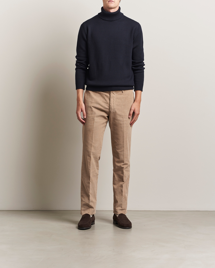 Herre | Gensere | Zanone | Virgin Merino Wool Rollneck Navy